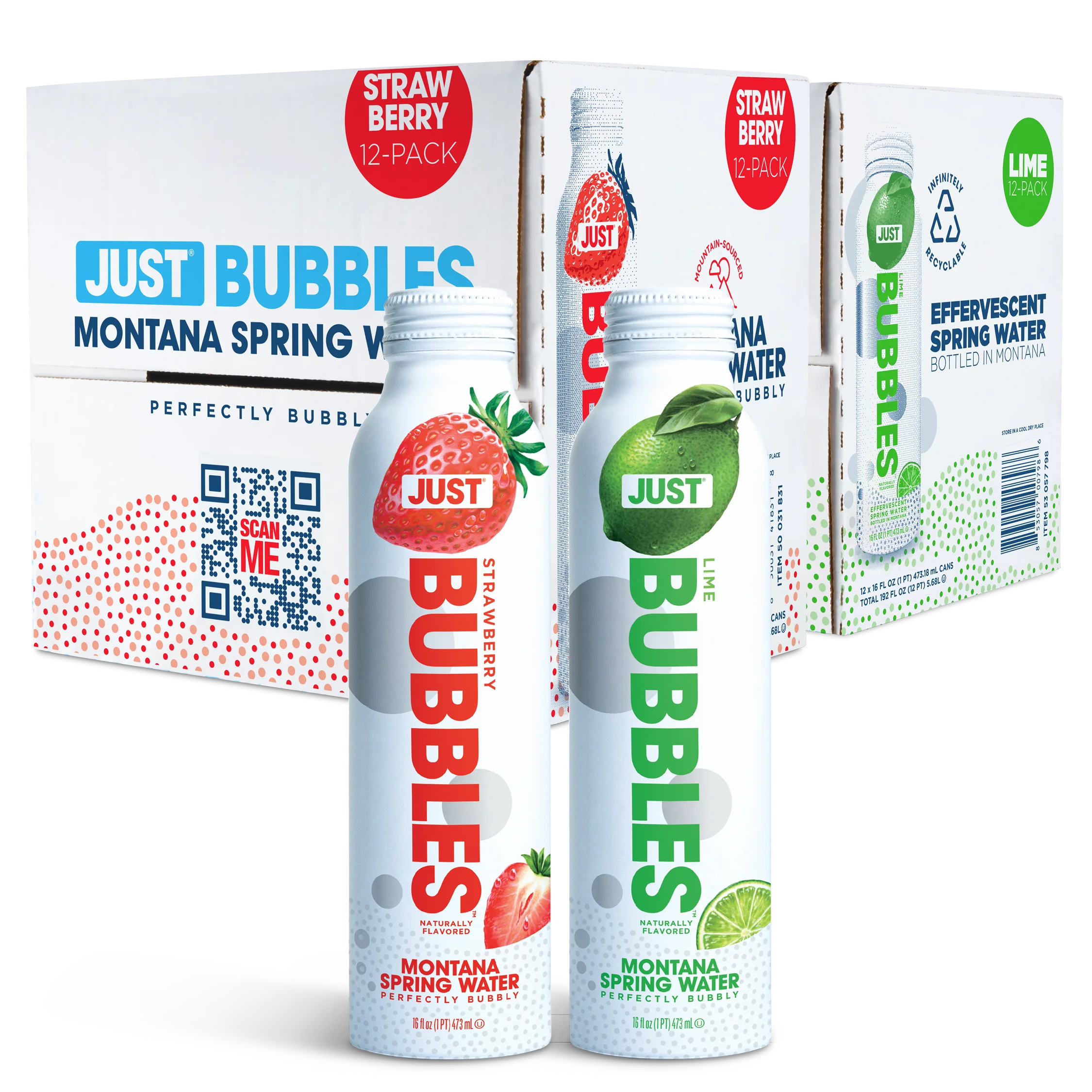 Strawberry Bubbles & Lime Bubbles Bundle-- 16 fl oz | 24 Pack - Image 3
