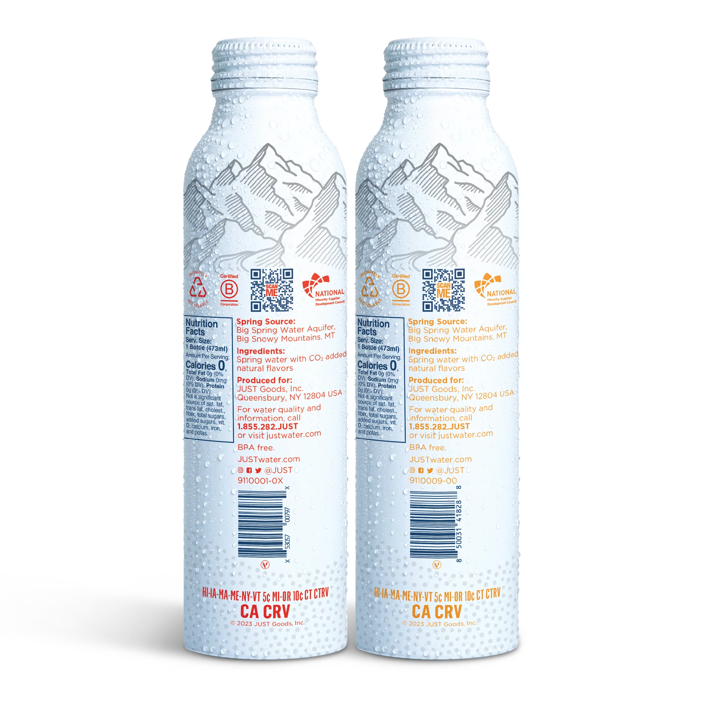 Strawberry Bubbles & Valencia Orange Bubbles Bundle-- 16 fl oz | 24 Pack - Image 2