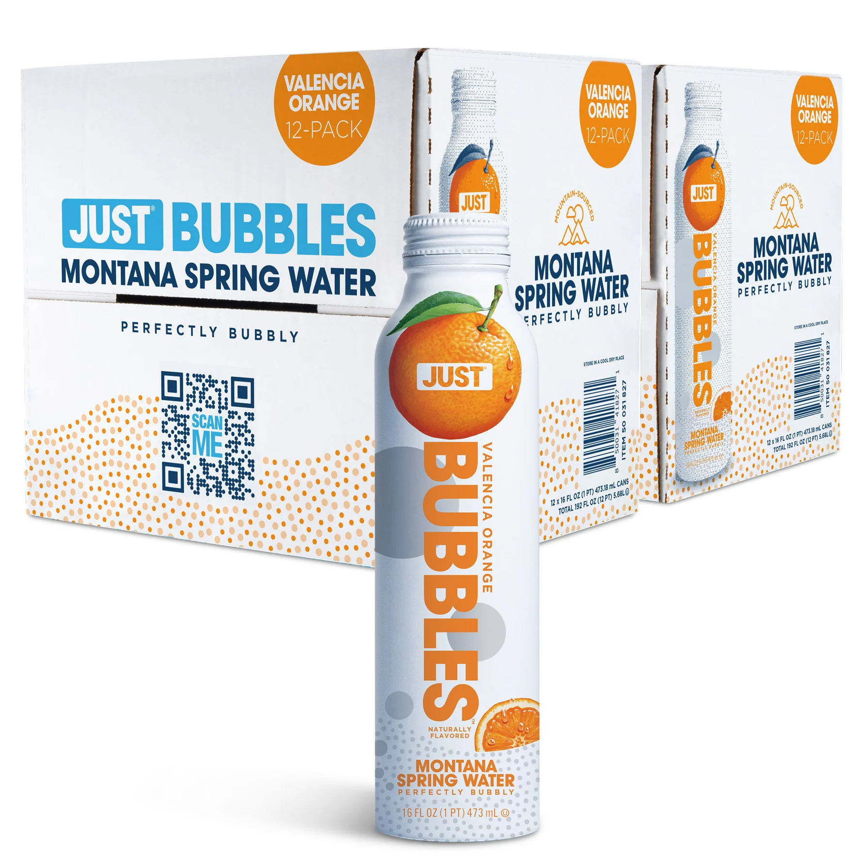 Valencia Orange Bubbles-- 16 fl oz | 24 Pack - Image 3